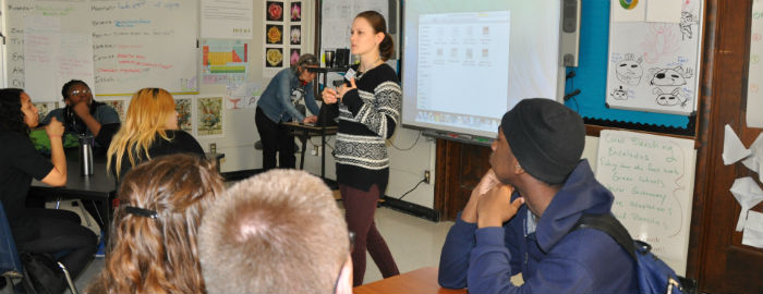 UW-Sheboygan rep informs juniors about the school and UW System Header Image