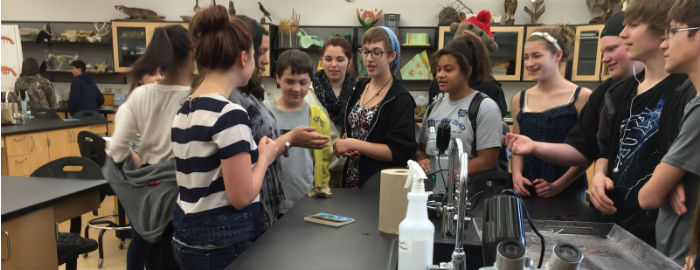 8th Graders visit UW-Sheboygan Thumbnail