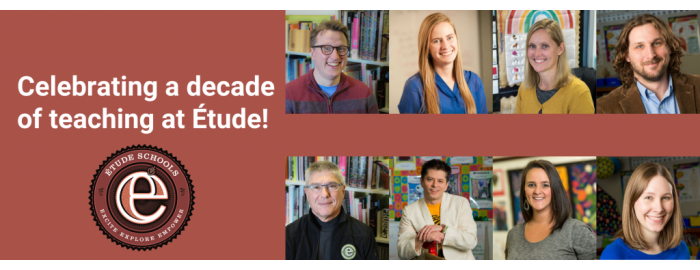 Celebrating a decade of teaching at Étude Header Image